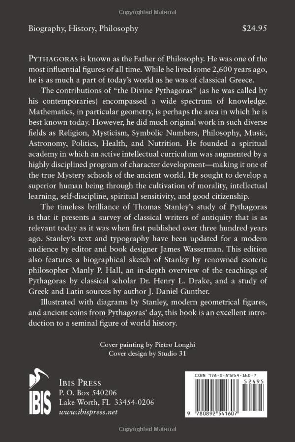 Pythagoras: His Life and Teachings — back cover