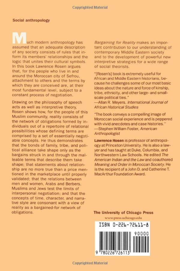 Bargaining for Reality: The Construction of Social Relations in a Muslim Community