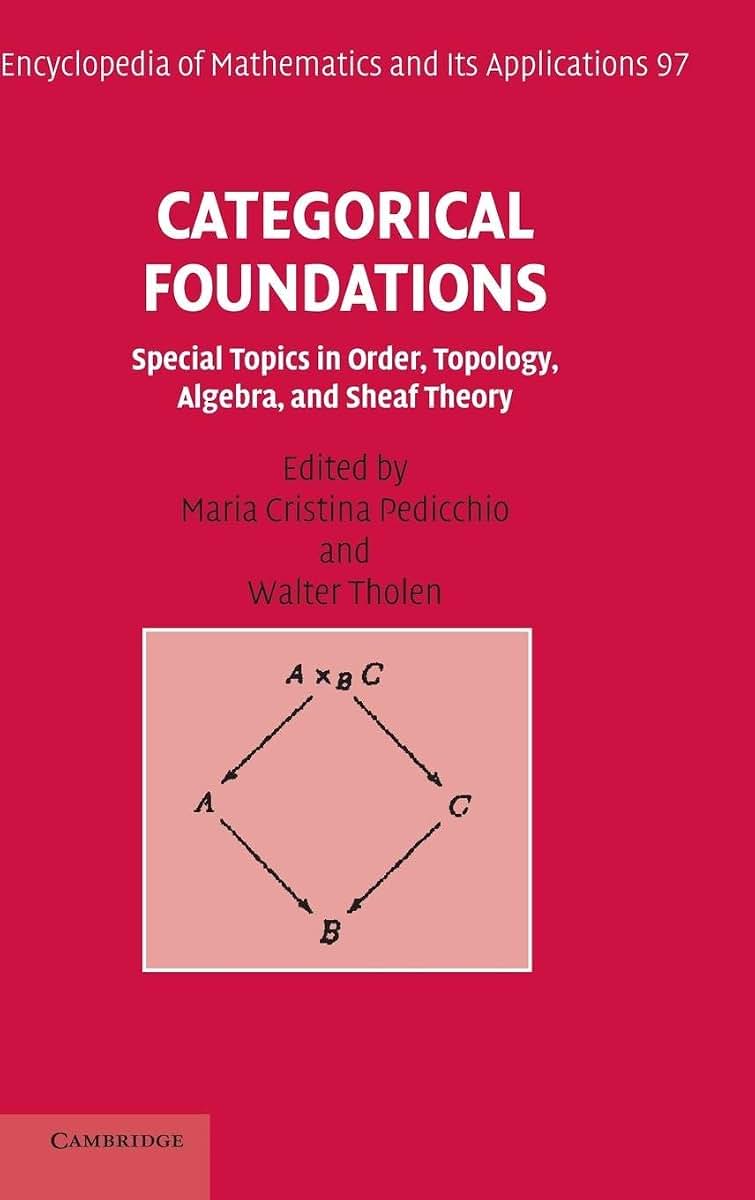 Categorical Foundations: Special Topics in Order, Topology, Algebra, and Sheaf Theory (Encyclopedia of Mathematics and its Applications, Series Number 97)