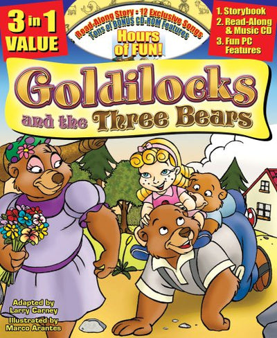 Goldilocks and the Three Bears Collector's Edition Classic Read Along Book /CD