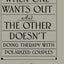 When One Wants Out And The Other Doesn't: Doing Therapy With Polarized Couples