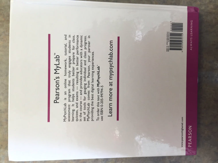 Abnormal Psychology (8th Edition) — back cover