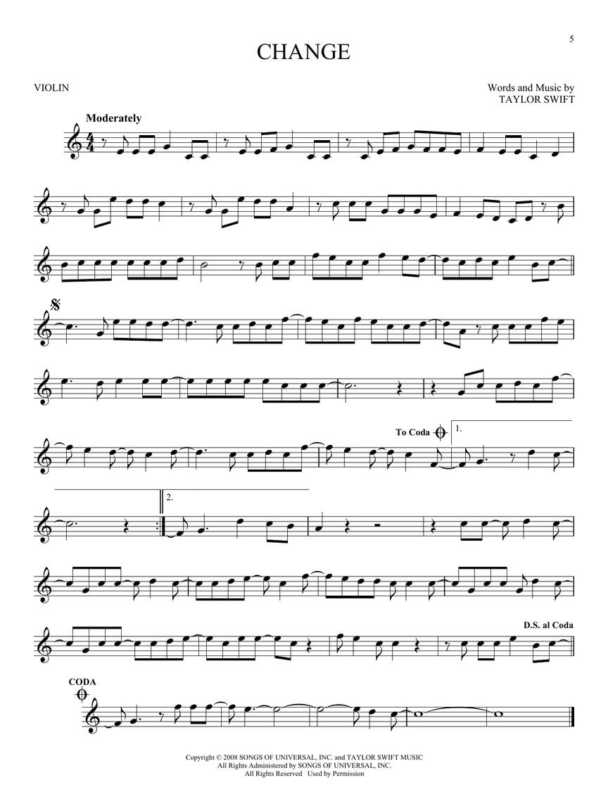 Taylor Swift: for Violin