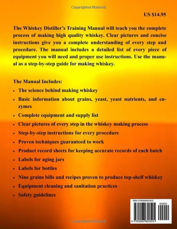 Whiskey Distiller's Training Manual (Distilling Books)