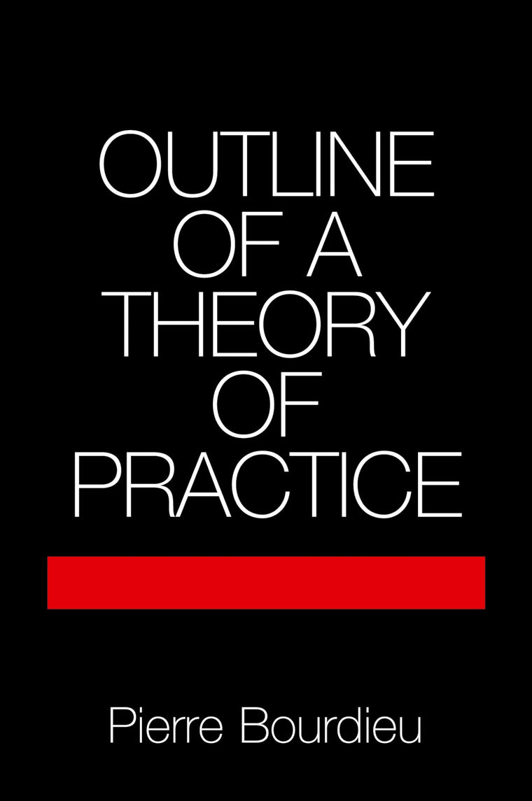 Outline of a Theory of Practice (Cambridge Studies in Social