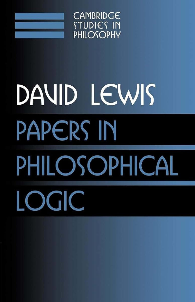Papers in Philosophical Logic: Volume 1 (Cambridge Studies in Philosophy)