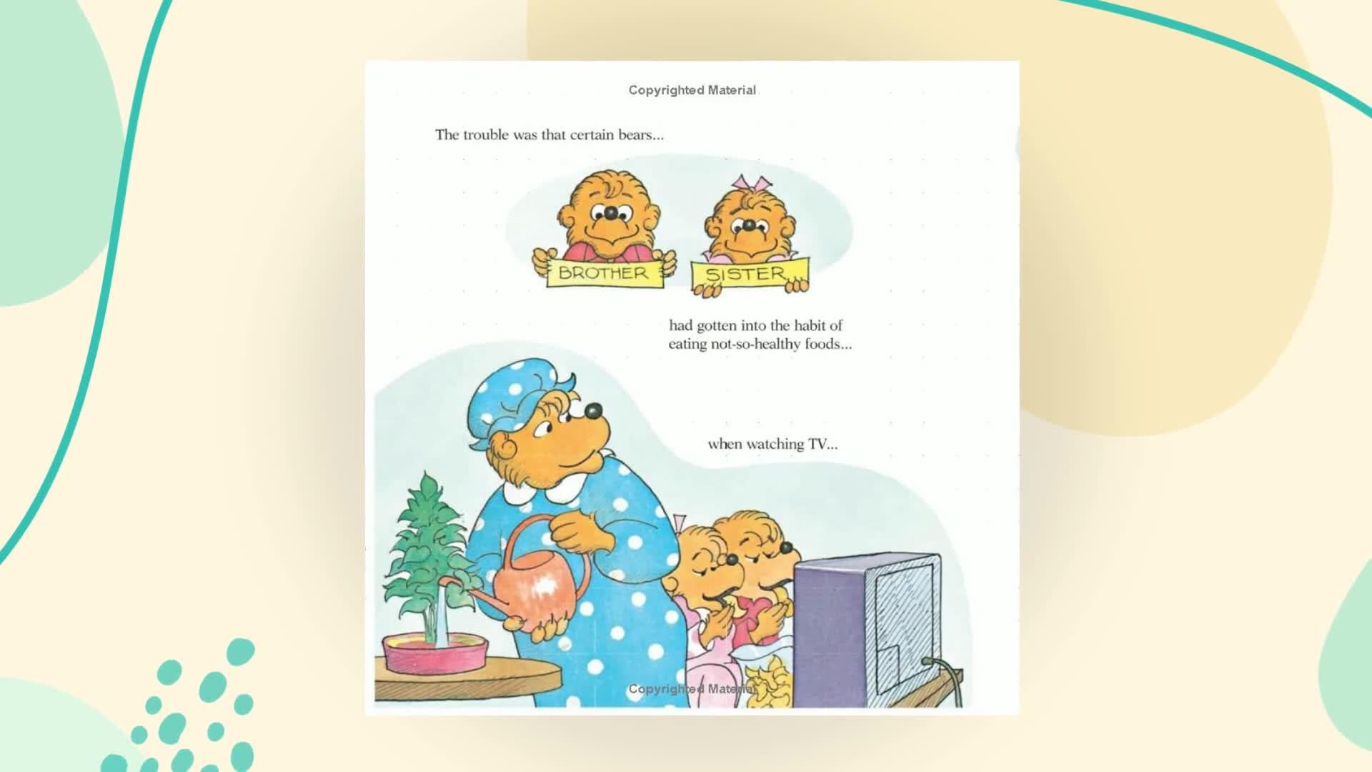 The Berenstain Bears & Too Much Junk Food