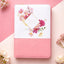 Biblia de Estudio Arco Iris Pastoral para Mujeres con Cierre Reina Valera 1960 duotono rosa y blanco floral con indice