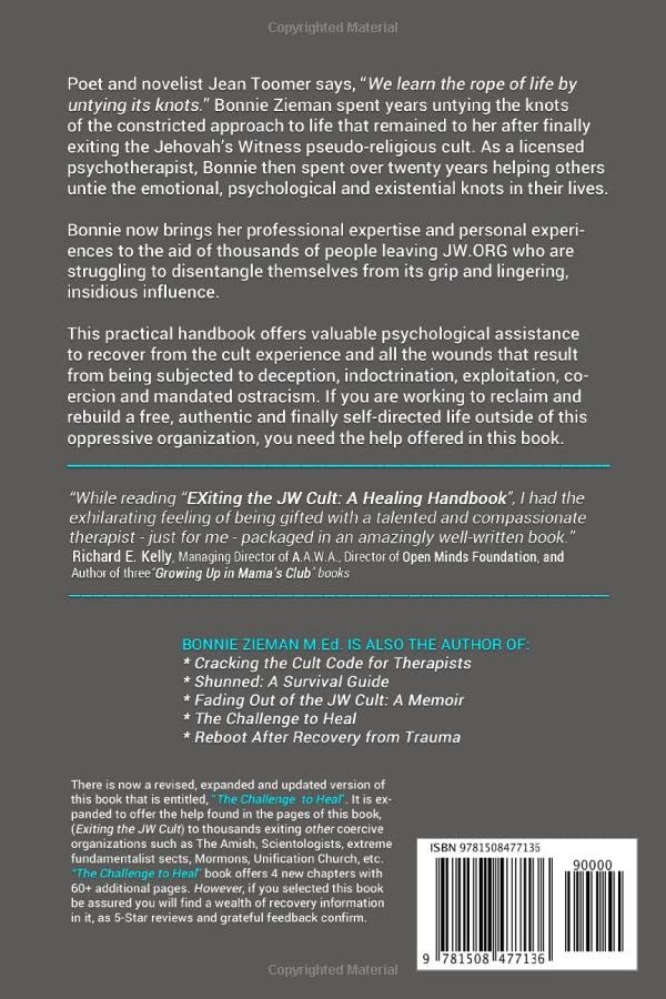EXiting the JW Cult: A Healing Handbook: For Current & Former Jehovah's Witnesses