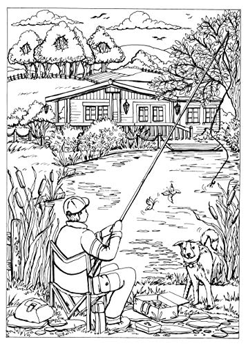 Creative Haven Summer Scenes Coloring Book (Adult Coloring Books: Seasons)