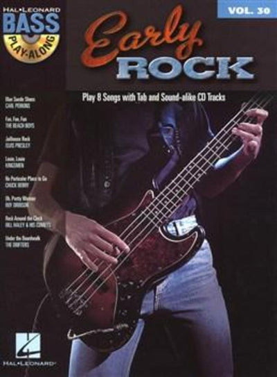Early Rock: Bass Play-Along Volume 30