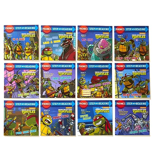 Phonics Power! (Teenage Mutant Ninja Turtles): 12 Step into Reading