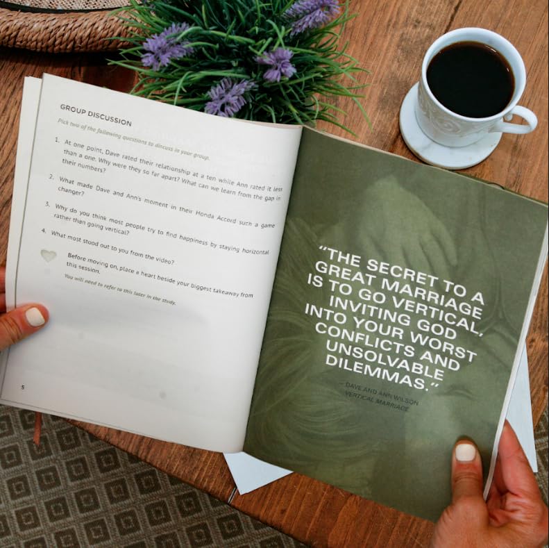 FAMILYLIFE Vertical Marriage Couples Bible Study Set - 2 Relationship Workbooks for Couples - Guide for Couples Workbook Set of 2 - Christian Small Group Studies for a Lasting Impact on Marriages