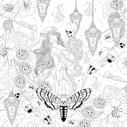 Mythogoria: Poison Passion: A Dark Romance Coloring Book