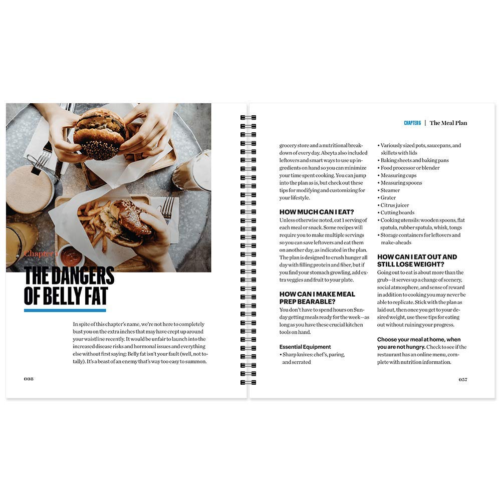 Men's Health: The Lose Your Gut Guide- The Workout, Meal Plan, and Mindset You Need to Ditch Your Spare Tire and Get Lean. Lose Weight and Adapt a Healthy Lifestyle Today!