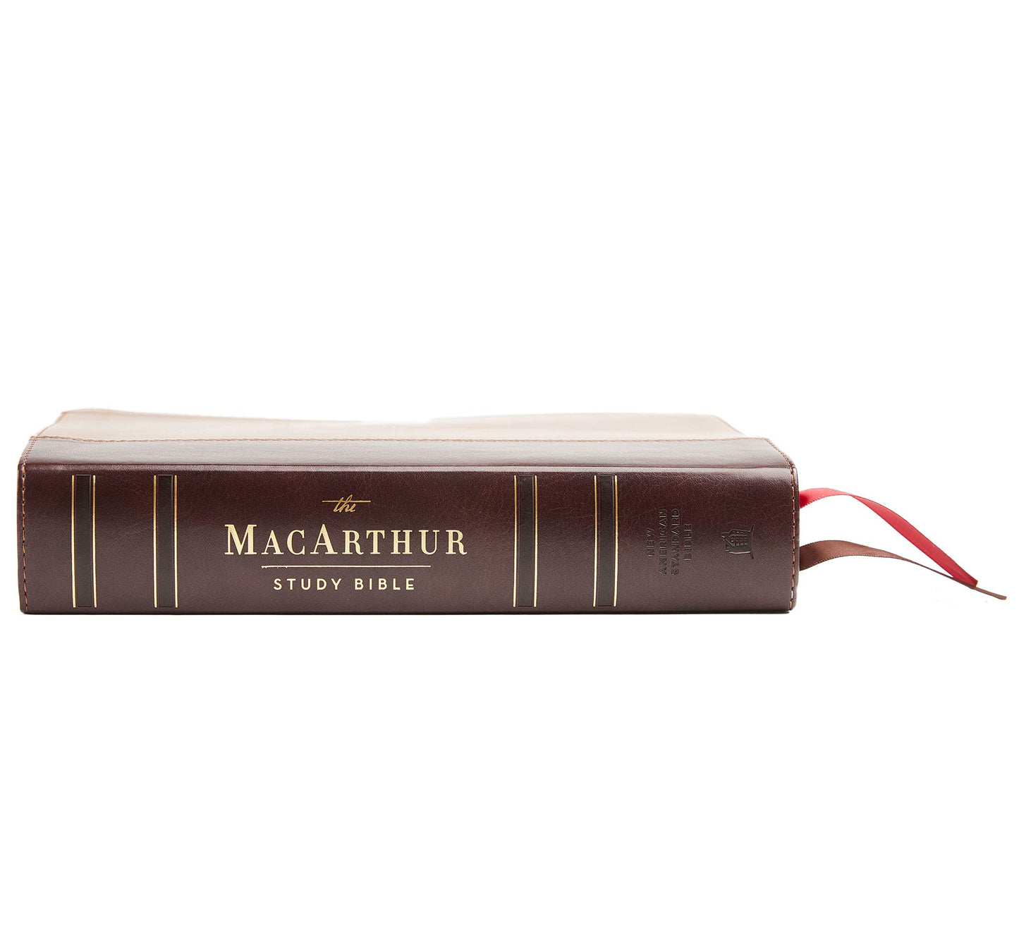 NASB, MacArthur Study Bible, Brown Leathersoft, Thumb Indexed, 1995 Text, Comfort Print: Unleashing God's Truth One Verse at a Time (Holy Bible, New American Standard Bible)
