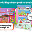 Peek-a-Flap 123 - Lift-a-Flap Board Book for Curious Minds and Little Learners; Numbers & Counting Fun for Preschoolers & Toddlers