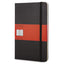 Moleskine PRO Address Book, Hard Cover, Large (5" x 8.25") Black, 240 Pages