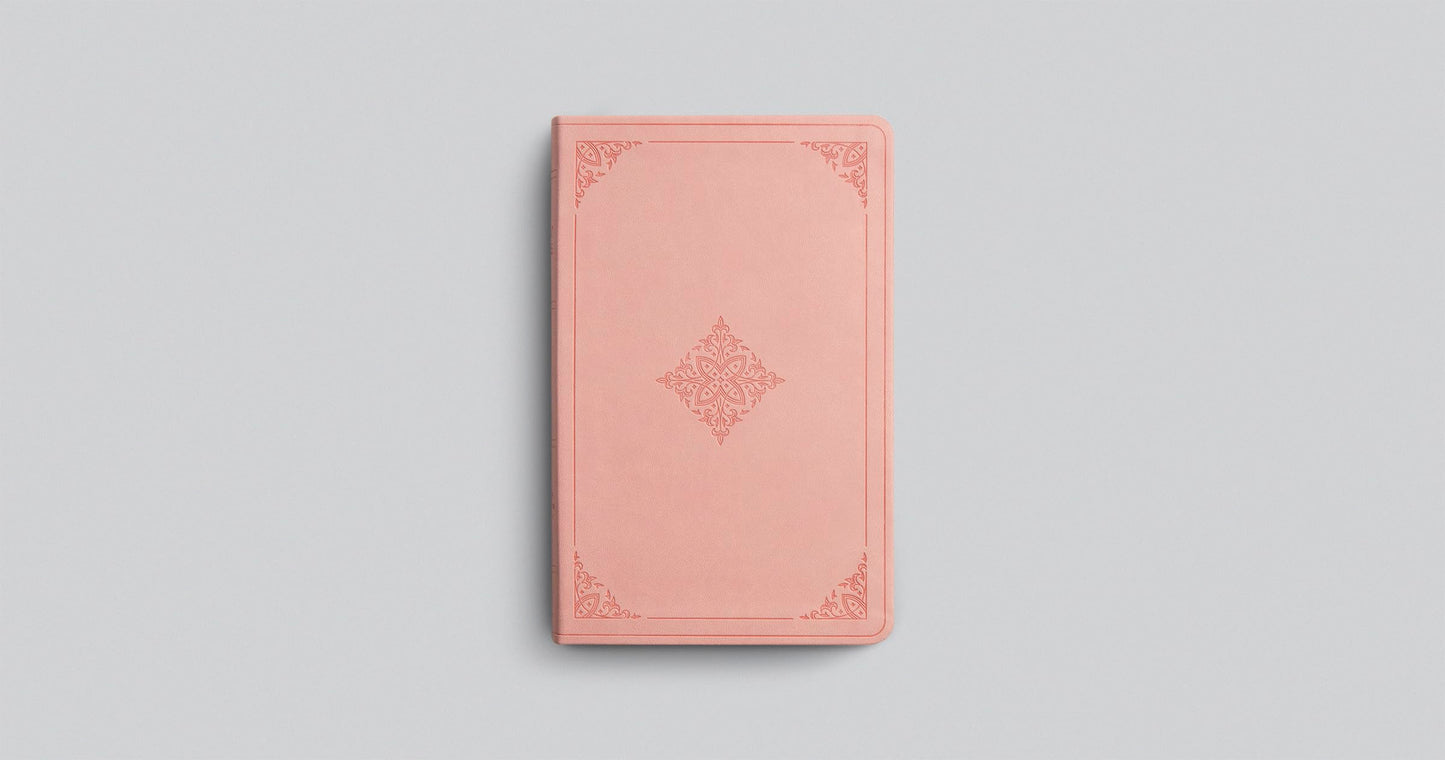 ESV Large Print Value Thinline Bible (TruTone, Pink, Fleur-de-lis Design): Holy Bible, English Standard Version