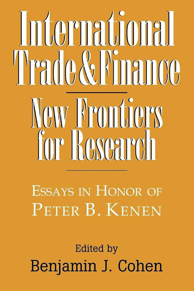 International Trade and Finance: New Frontiers for Research