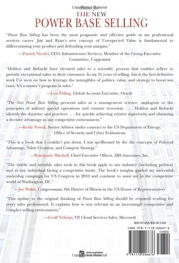 The New Power Base Selling: Master The Politics, Create Unexpected Value and Higher Margins, and Outsmart the Competition