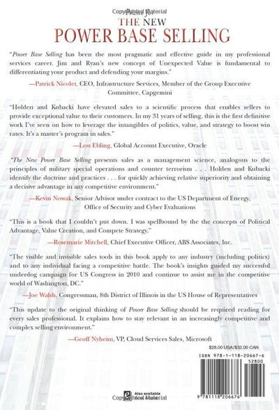 The New Power Base Selling: Master The Politics, Create Unexpected Value and Higher Margins, and Outsmart the Competition
