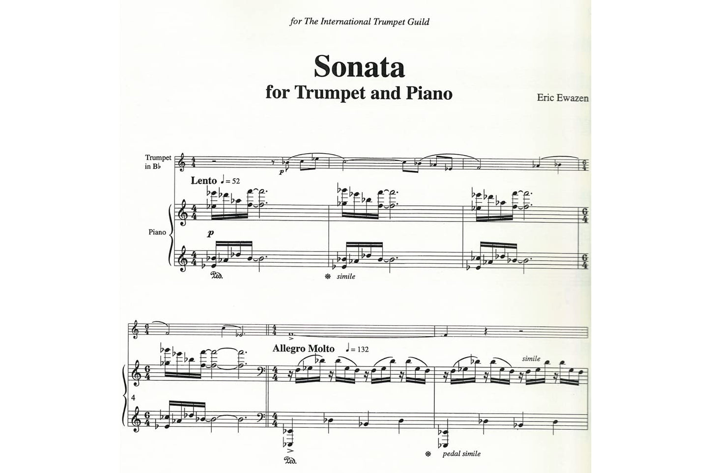 Sonata for Trumpet and Piano: Trumpet