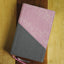 NIV, Personal Size Bible, Large Print, Leathersoft, Pink/Gray, Red Letter, Comfort Print