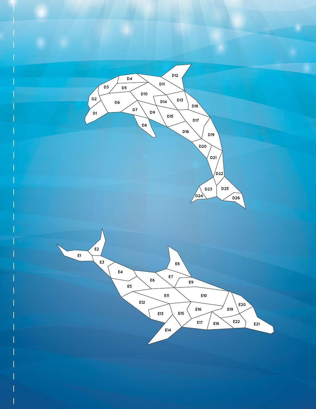 Sticker By Number Ocean Life Book for All Ages, Sticker Mosaics for Fun and Relaxation, Sticker Books for Adults with Tear-Out Pages