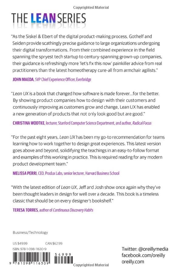 Lean UX: Designing Great Products with Agile Teams