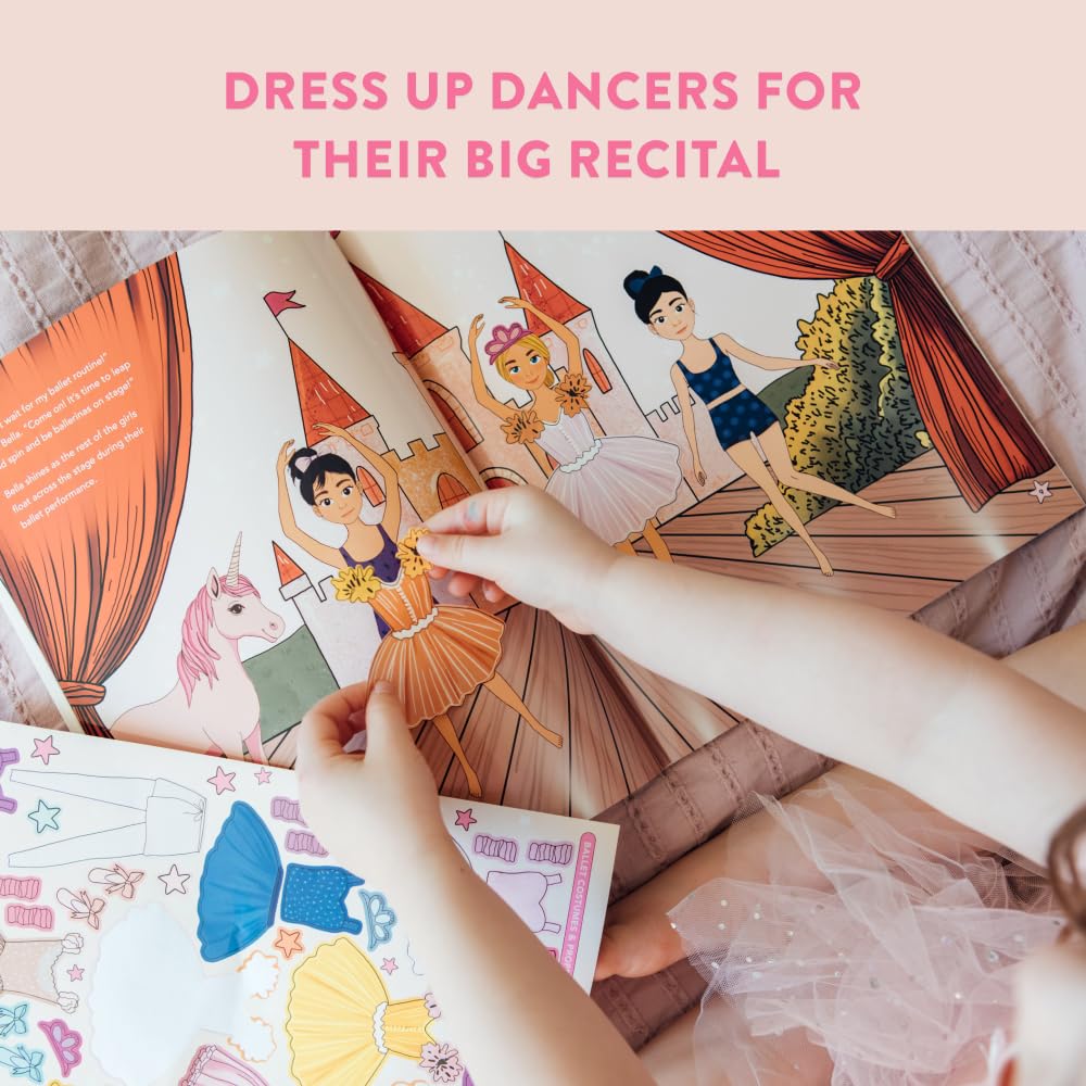My Fancy Sticker Storybook: Dance Recital: 500+ Reusable Dress-Up Sticker Book for Kids Ages 5-8 (Sticker Activity Book Series)