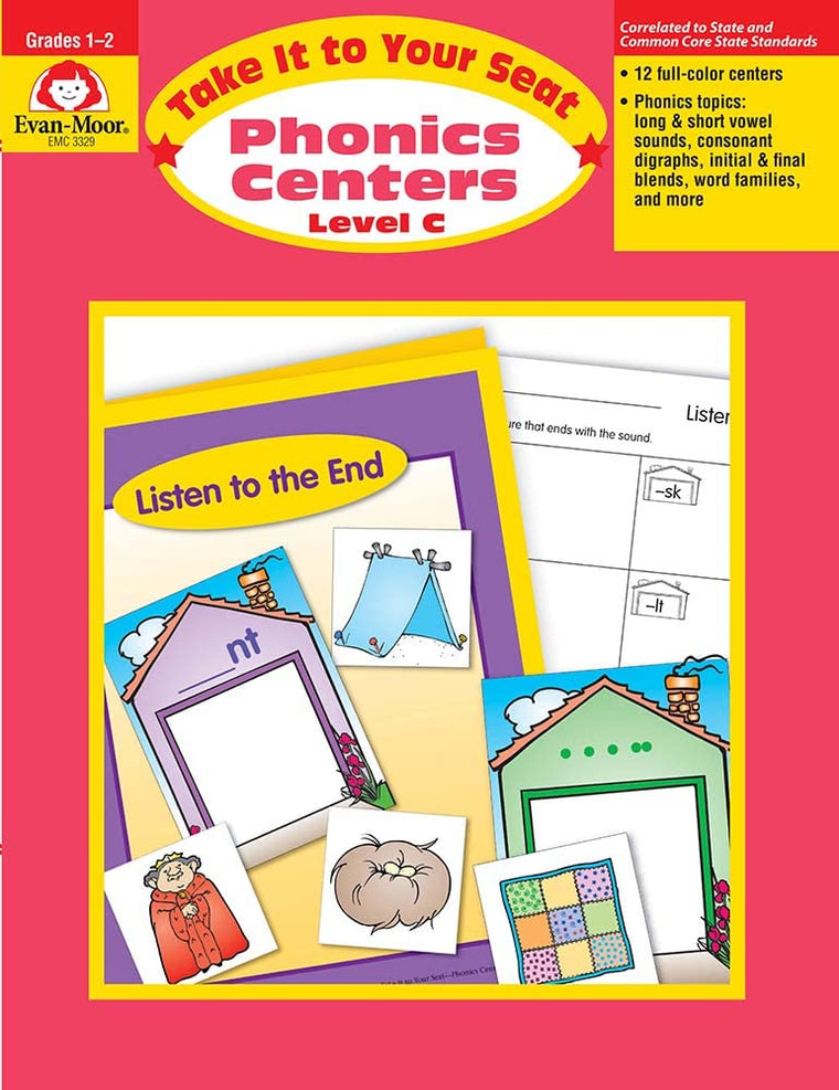 Take It to Your Seat Phonics Centers, Grades 1-2