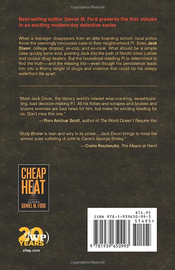 Body Broker: A Jack Dixon Novel (1) — back cover