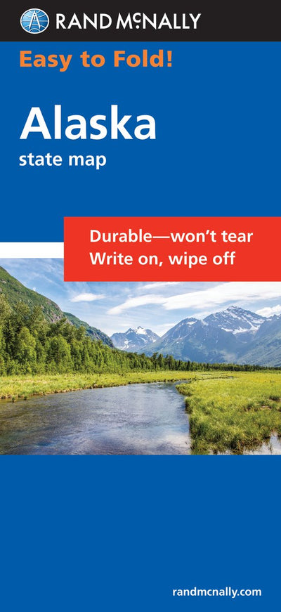 Rand Mcnally Easy To Fold: Alaska, Highways and Interstates