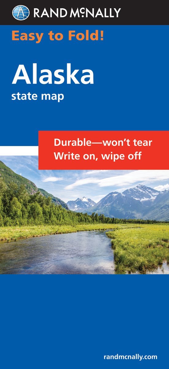 Rand Mcnally Easy To Fold: Alaska, Highways and Interstates