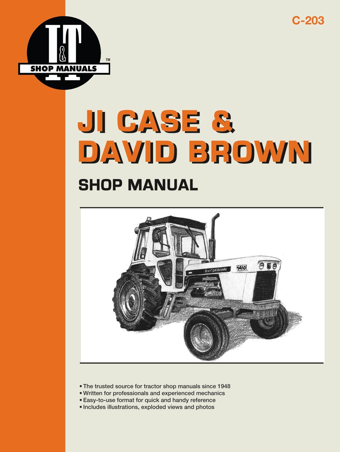 JI Case & David Brown Gasoline & Diesel Model 770-4600 Tractor Service Repair Ma