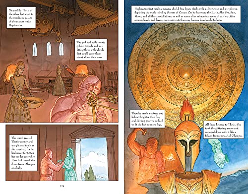 The Iliad: A Graphic Novel: (A Modern Visual Adaptation of Homer's Epic War Story of Greek Mythology for Young Adults)