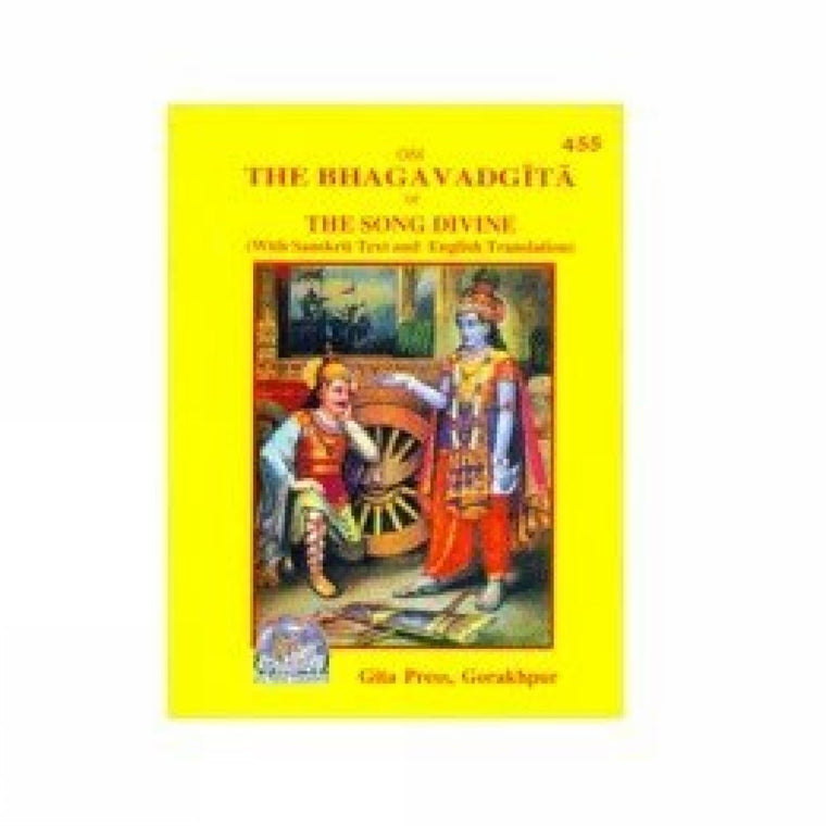 The Bhagavad Gita or Divine Song With Sanskrit Text and English Translation, Pocket Ed. # 455