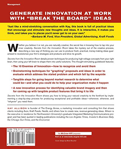 Secrets from the Innovation Room: How to Create High-Voltage Ideas That Make Money, Win Business, and Outwit the Competition
