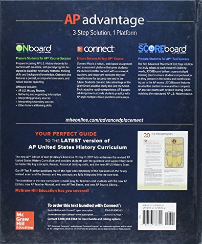 Brinkley, American History: Connecting with the Past UPDATED AP Edition, 2017, 15e, Student Edition (A/P US HISTORY)