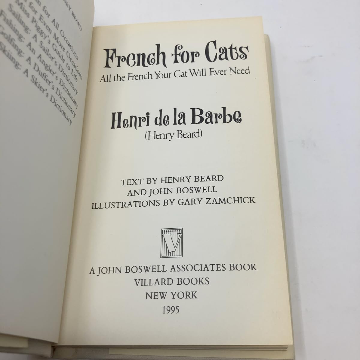 French for Cats: All the French Your Cat Will Ever Need