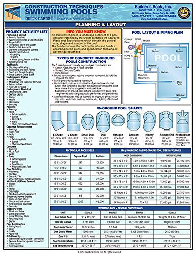 Quick-Card: Swimming Pool Construction.full-color, 4-page (Paperback)