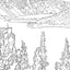 The National Parks Postcard Coloring Book: 20 Colorable Postcards of America's National Parks