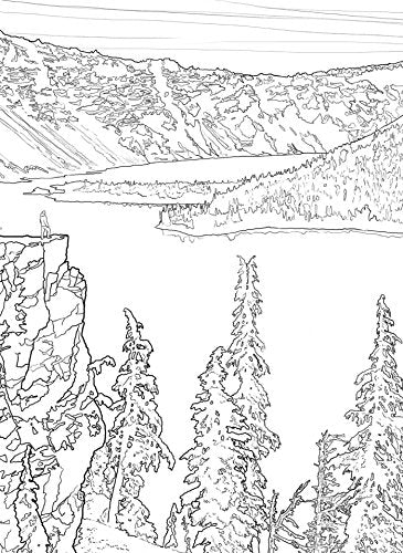 The National Parks Postcard Coloring Book: 20 Colorable Postcards of America's National Parks