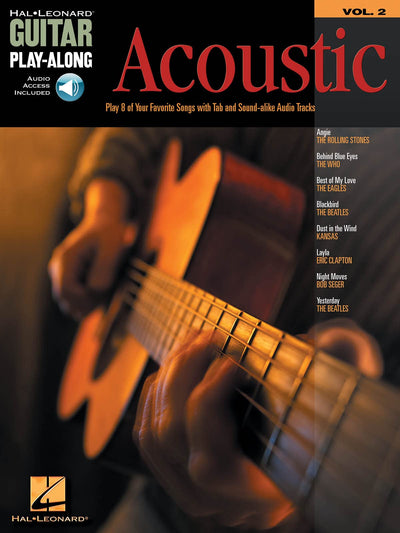 Acoustic Guitar Play-Along Volume 2 Book/Online Audio