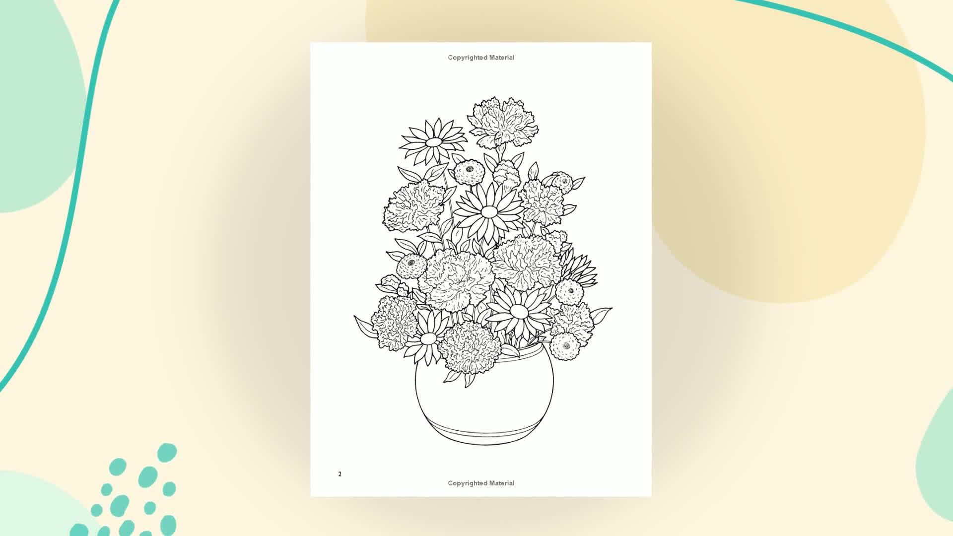 Floral Bouquets Coloring Book (Dover Nature Coloring Book)