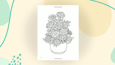 Floral Bouquets Coloring Book (Dover Nature Coloring Book)