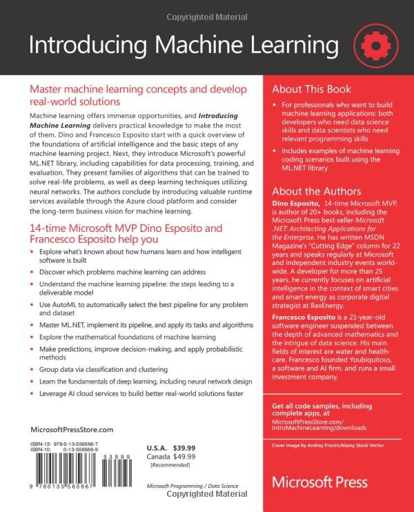 Introducing Machine Learning (Developer Reference)