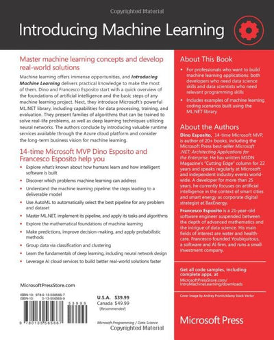Introducing Machine Learning (Developer Reference)