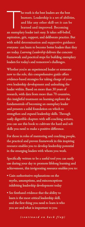 Learning Leadership: The Five Fundamentals of Becoming an Exemplary Leader